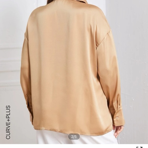 SHEIN Golden brown long sleeve - Picture 5 of 6